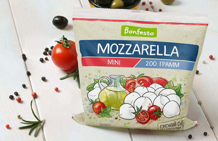 Моцарелла Мини Bonfesto: двойной объем Моцарелла Мини Bonfesto: двойной объем